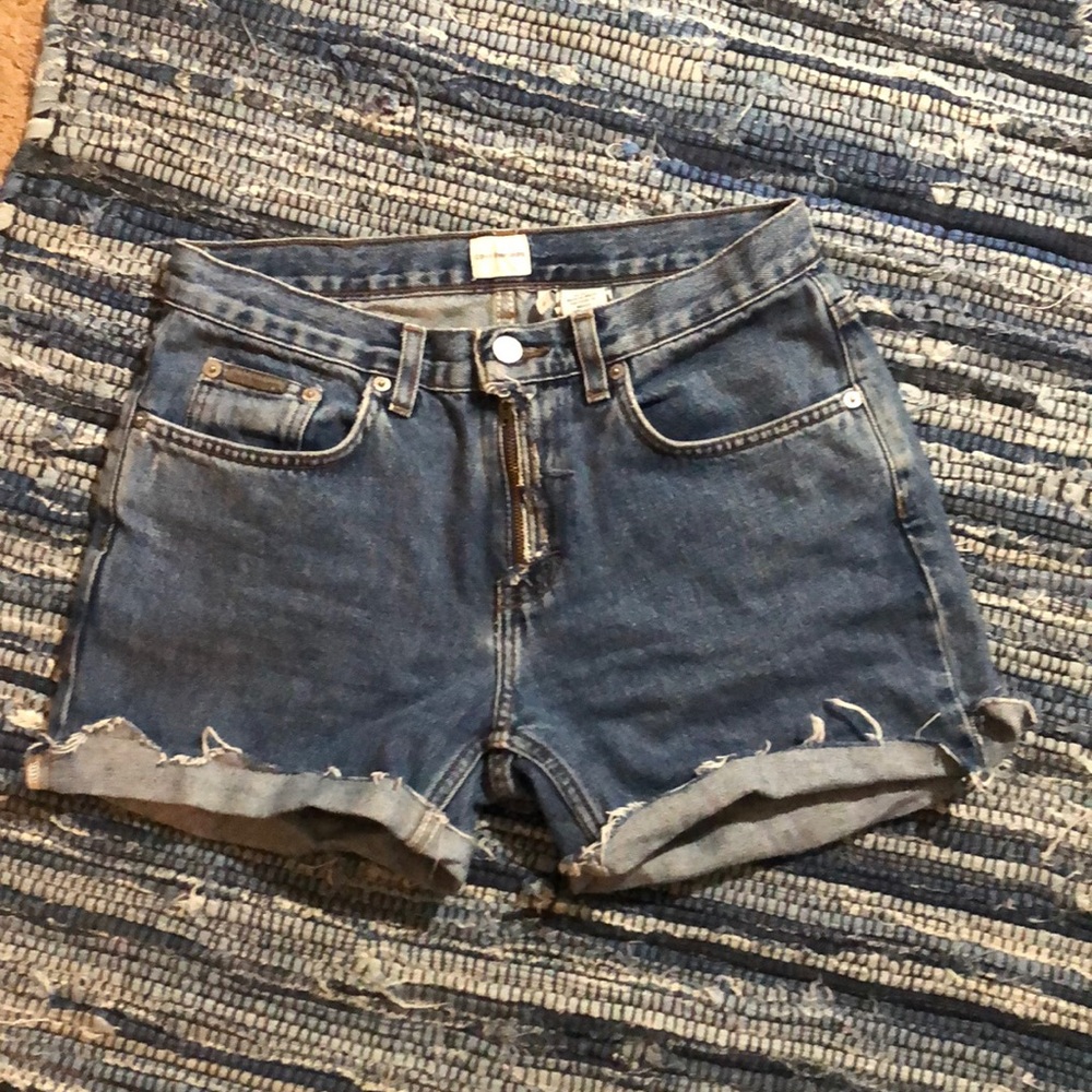 Ck denim shorts